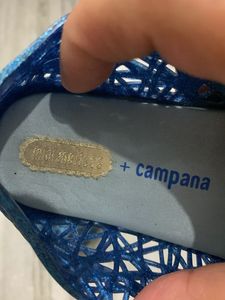 Sparkly Blue Jelly Mary Janes