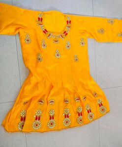 Indian Yellow and Red Dress