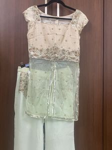 Embellished Choli Kurta Palazzo Set
