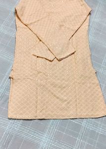 ELEGANT PEACH KURTA