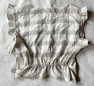 tie up crop top🤍