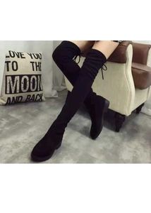 Thigh High Black Boots
