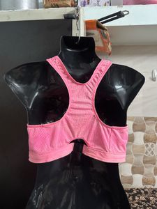 Sports Bra Set - Pink &amp; Black