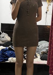 Ribbed lacy Bodycon Dress