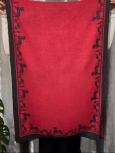Designer Red And Black shawl