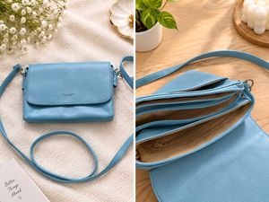 Light Blue Crossbody Bag