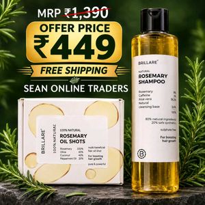 🌿 BRILLARE Rosemary Hair Care Combo