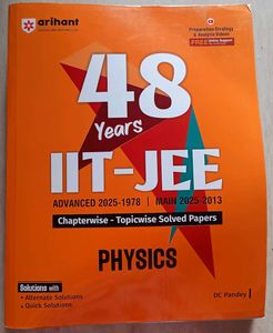 Arihant 48 Years IIT-JEE Physics , chemistry and m