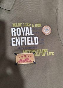 Royal Enfield Men's Olive Polo T-Shirt