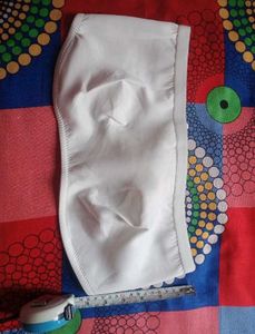 Comfortable White Strapless Sports Bra