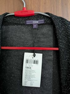 Sparkly Open Front Cardigan