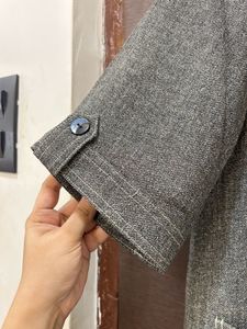 Grey Mandarins Collar Top