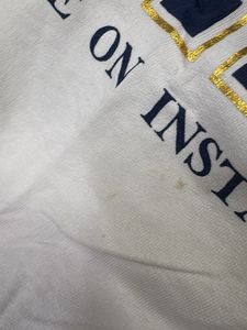 White Cropped "FIND ME ON INSTAGRAM" Top