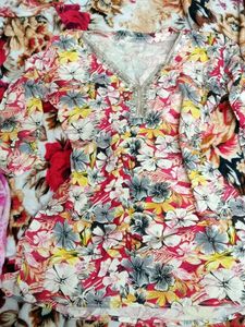 Floral Print Kurti