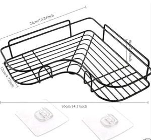 Bathroom Corner Shelf | Wall Mounted Storage Rack