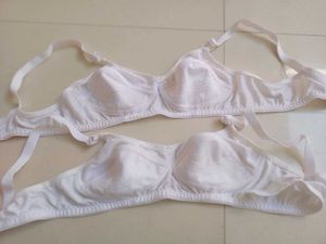 White Full Coverage Bra