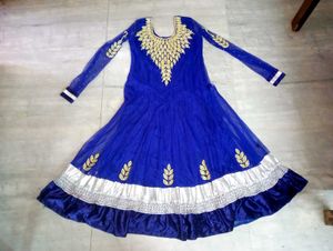 Blue Anarkali Suit For Women
