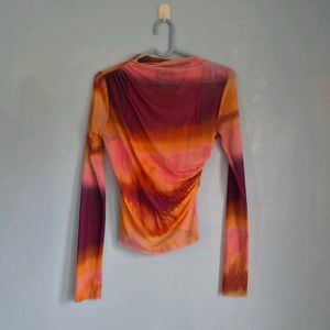 Zara Tir Die Mesh Top