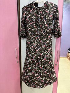 Floral Print Midi Dress