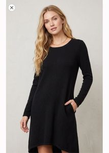 Black Imported  Mini Dress