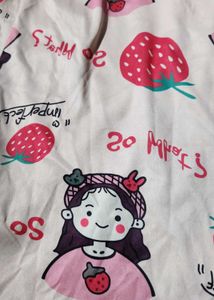 Cute Strawberry cutting Pajama Shorts