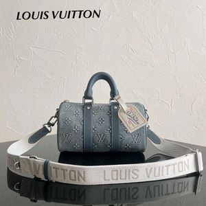 *Louis Vuitton Monogram  washed Denim Keepall Band