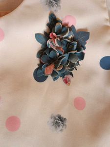 Girls' Floral &amp; Polka Dot Dress