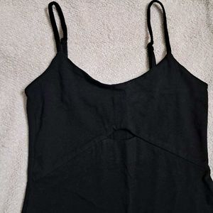 Black Bodycon Midi Dress