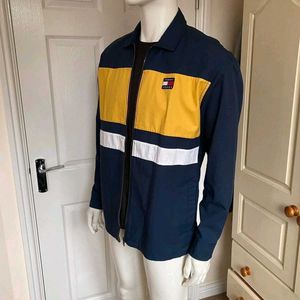 Tommy Jeans Color Block Suede Jacket