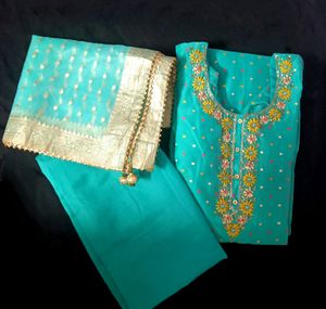 New Sea Green Color Suit Set For Women 💙💚💛🧡