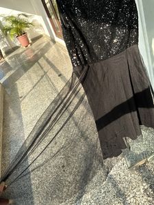 Black Net Tulle Dress
