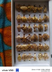 Collection of Gold Tone Rings