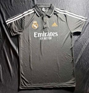 Real Madrid Polo Jersey - Black
