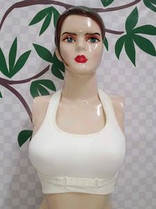 (200)White Sports Bra