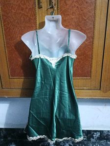 Green Lace Nightsuit