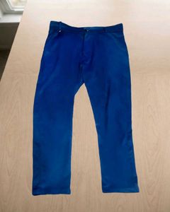 Vibrant Blue Men's Pants