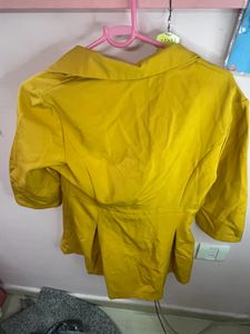 Shein Yellow Blazer