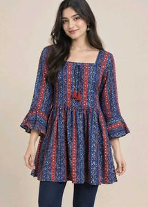 Mirror work Kurti - navratri spacial