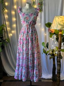 Floral Print Maxi Dress