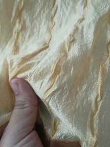 Yellow Dupatta with Gold Border