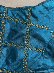 Stunning Blue Embroidered Dress