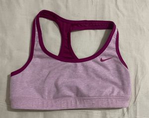 Nike Original reversible purple sports bra