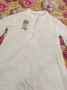 white short kurti