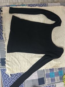 Chic One-Shoulder Long Sleeve Top