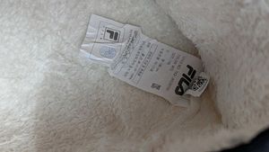 Cozy White Fila Fleece Hoodie