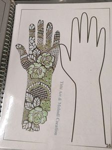 Mehndi Prectice Book