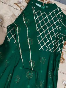 Elegant Green Ethnic Gown