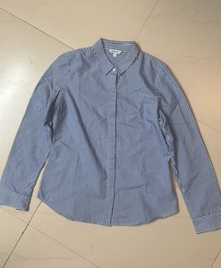 Striped Button-Down Shirt