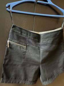 Black Casual Shorts