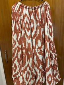 Bohemian Print Maxi Skirt-with mini gift